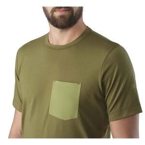 Men's Arc’teryx ANZO Quick Drying Olive Green T Shirt